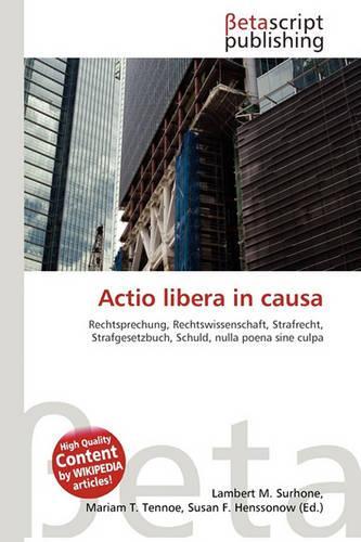 Actio Libera in Causa