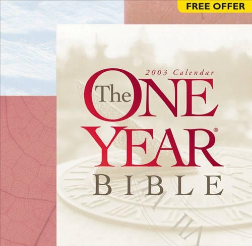 The One Year Bible 2003 Calendar