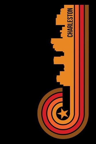 Charleston: 6x9 College Ruled Notebook to Write in with Skyline of Charleston, West Virginia