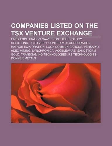 Companies Listed on the Tsx Venture Exchange