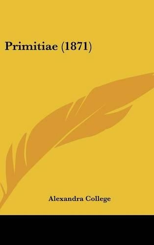 Primitiae (1871)