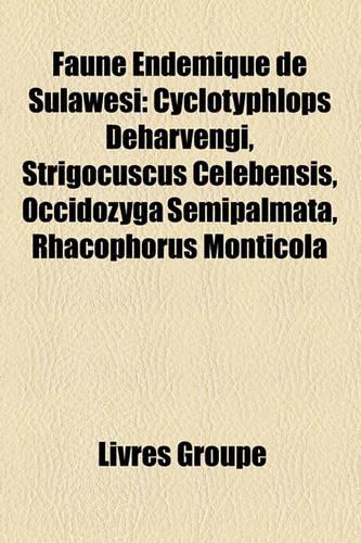 Faune Endmique de Sulawesi