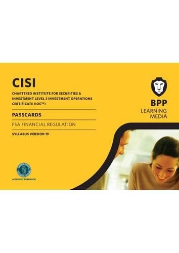 IOC FSA Financial Regulation Passcards Syllabus Version 19