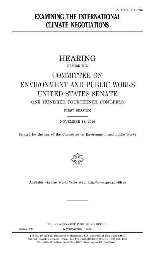 Examining the international climate negotiations