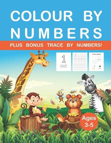 Colour By Numbers Plus Bonus Trace By Numbers