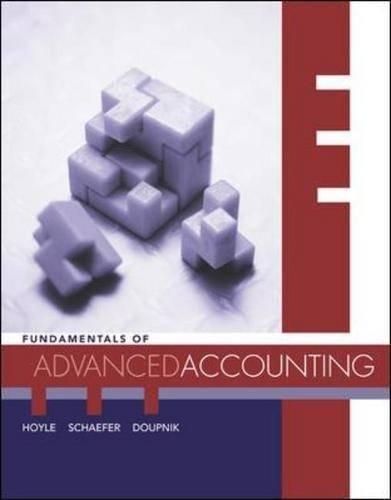 Fundamentals of Advanced Accounting: (English)