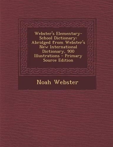 Webster's Elementary-School Dictionary