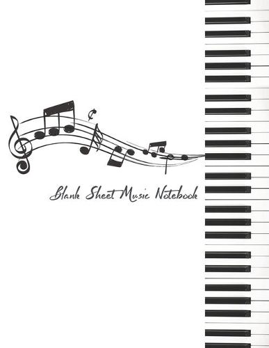 Blank Sheet Music Notebook