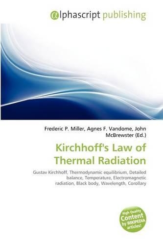 Kirchhoff's Law of Thermal Radiation