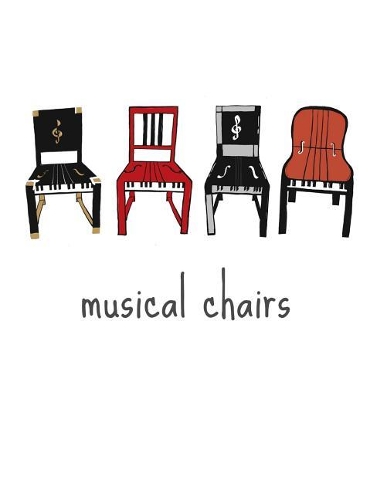 Musical Chairs: Guitar Instrument Tab Notebook [8.5 x 11 in / 100 pgs / Guitar Tab Paper]