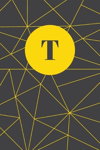Monogram Initial T Notebook