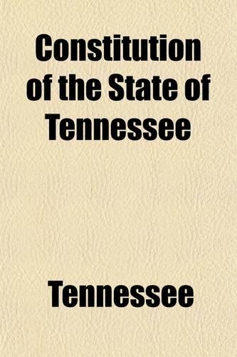 Constitution of the State of Tennessee
