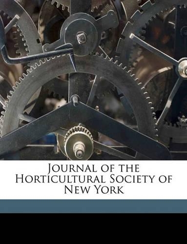 Journal of the Horticultural Society of New York Volume 2, 1914-1920