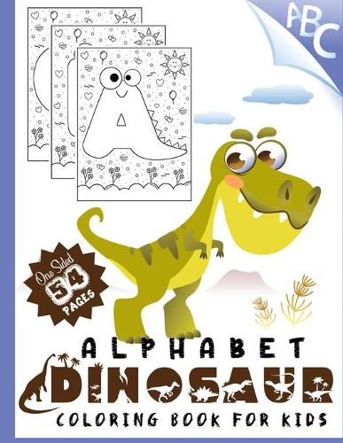 Alphabet Dinosaur Coloring Book for Kids