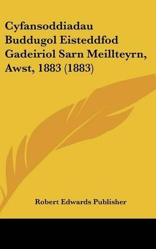 Cyfansoddiadau Buddugol Eisteddfod Gadeiriol Sarn Meillteyrn, Awst, 1883 (1883): (Spanish)