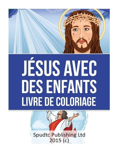Jésus Avec des enfants Livre De Coloriage