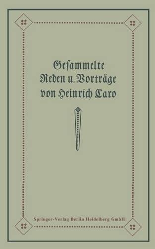 Gesammelte Reden und Vorträge