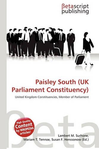 Paisley South (UK Parliament Constituency): (English)