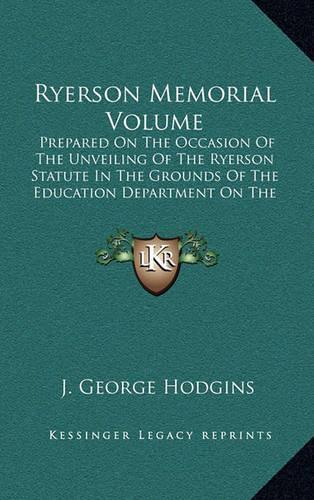 Ryerson Memorial Volume