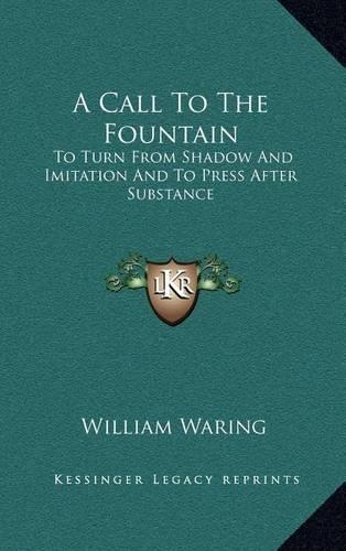 A Call To The Fountain