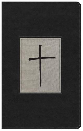 KJV Ultrathin Reference Bible, Black/Gray Deluxe LeatherTouch, Indexed