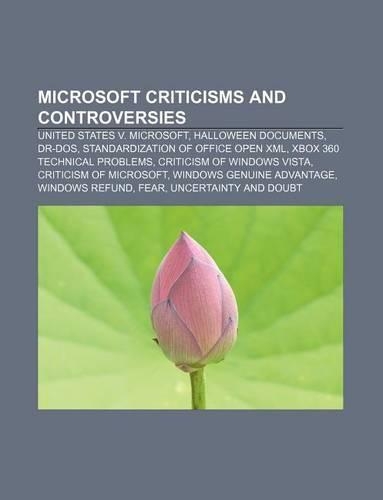 Microsoft Criticisms and Controversies