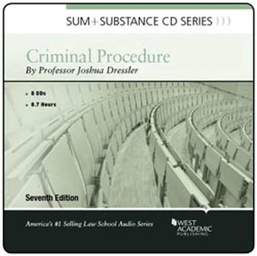 Sum and Substance Audio on Criminal Procedure