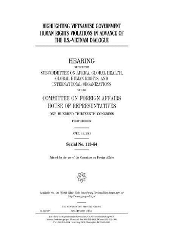 Highlighting Vietnamese Government Human Rights Violations in Advance of the U.S.-Vietnam Dialogue