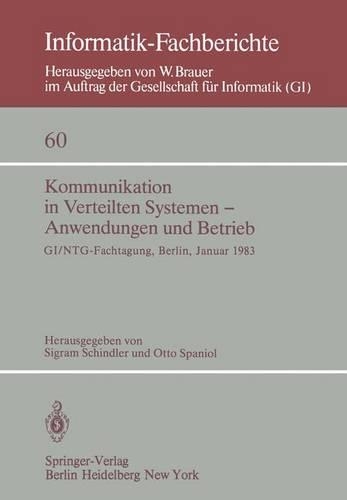 Kommunikation in Verteilten Systemen — Anwendungen und Betrieb