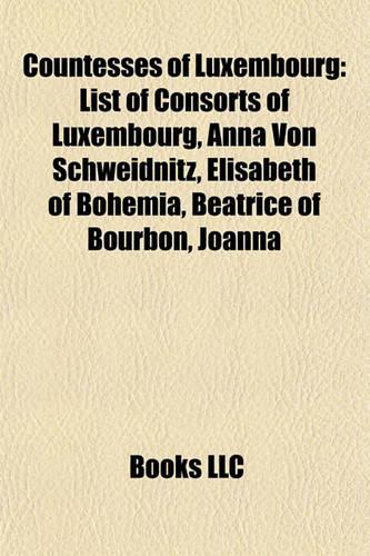 Countesses of Luxembourg