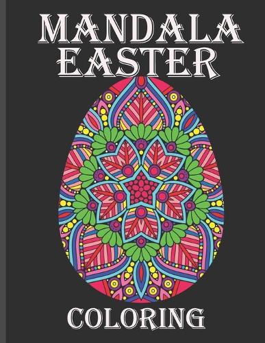 mandala easter coloring: mandala easter coloring book, Beautiful Collection of 50 Unique Easter Egg Designs, Happy Easter Coloring Book for Adults