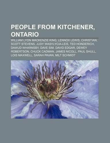 People from Kitchener, Ontario