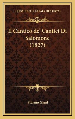 Il Cantico de' Cantici Di Salomone (1827)