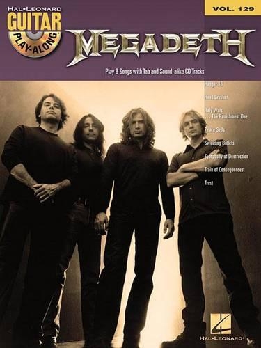 Megadeth - Guitar Play-Along Volume 129 Book/Online Audio: Guitar Play-Along Volume 129