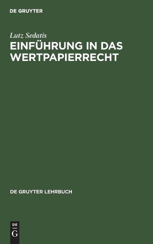 Einführung in das Wertpapierrecht