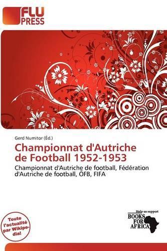 Championnat D'Autriche de Football 1952-1953