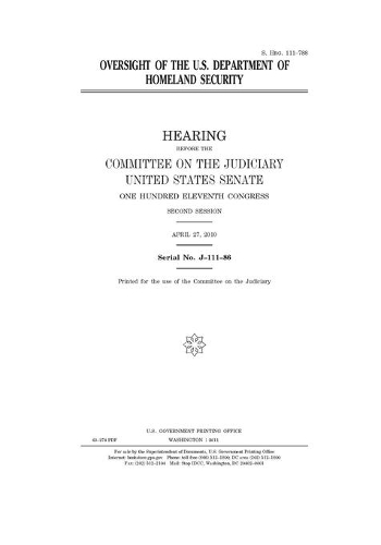 Oversight of the U.S. Department of Homeland Security