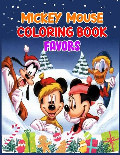 Mickey Mouse Coloring Book Favors