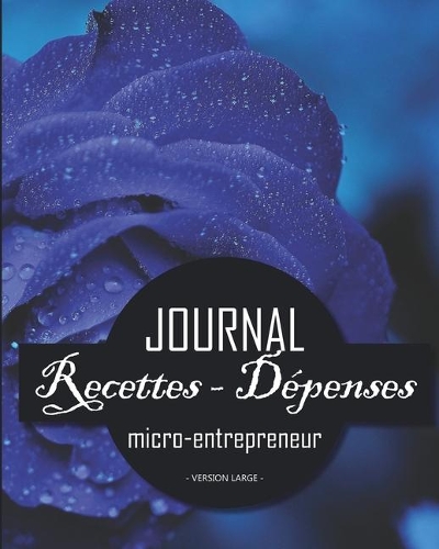 Journal Recettes - Dépenses: Registre auto entrepreneur, livre de compte auto entrepreneur, chronologique - Conforme aux obligations comptables - 101 pages version large - 20,32