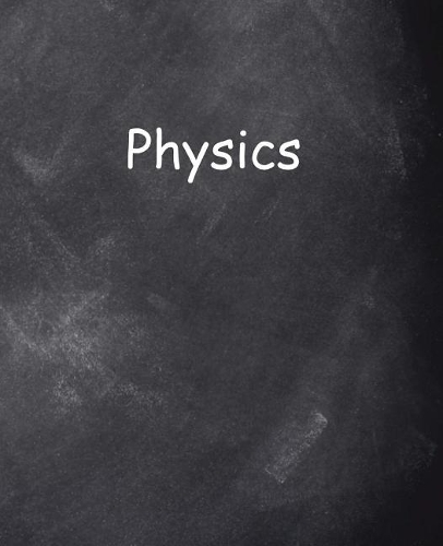 School Composition Book Physics Chalkboard Style 200 Pages