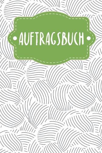 Auftragsbuch: Erfassung von Kundenaufträgen, praktisch zum Ausfüllen - Motiv: Abstrakte Muscheln