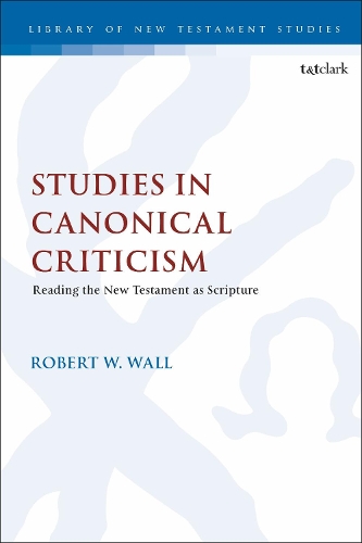 Studies in Canonical Criticism: Reading the New Testament as Scripture(The Library of New Testament Studies)