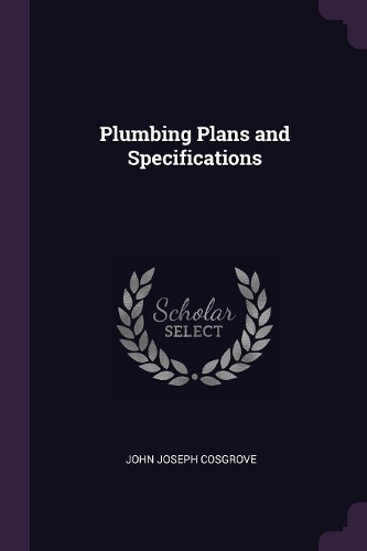 Plumbing Plans and Specifications
