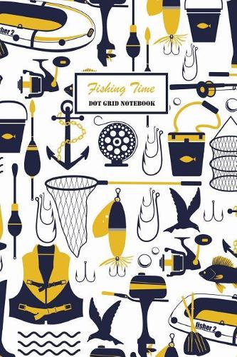 Fishing Time Dot Grid Notebook