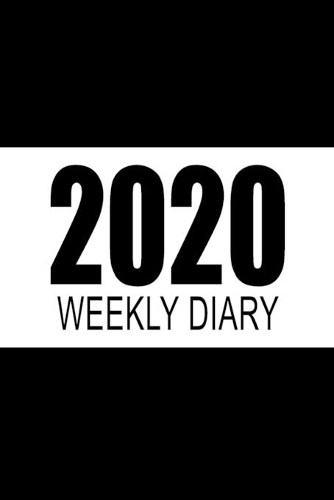 2020 Weekly Planner: At-a-glance Week-per-Page Diary With Journal Pages, January-December (Black and White Cover)