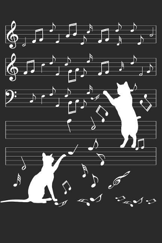 Cats and Music: Notebook for Cat Lovers, Owners and Musicians