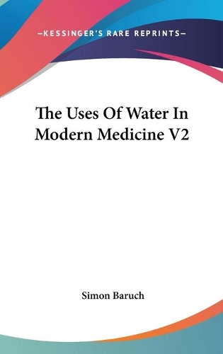 The Uses Of Water In Modern Medicine V2