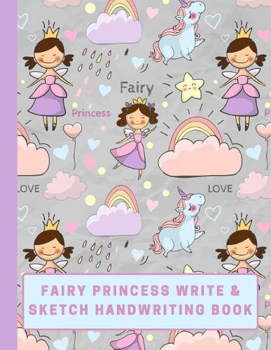 Fairy Princess Write & Sketch Handwriting Book