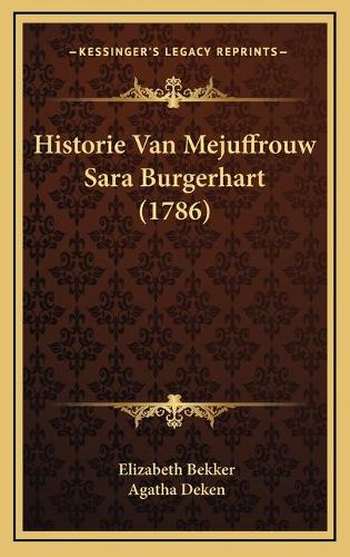 Historie Van Mejuffrouw Sara Burgerhart (1786)