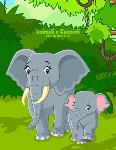 Animali e Cuccioli Libro da Colorare 1